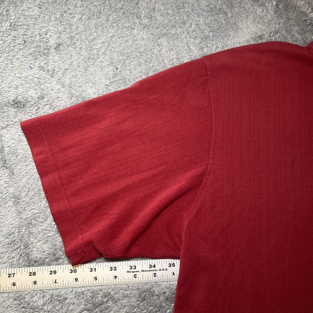 Vintage Coca-Cola Employee Embroidered Short Sleeve Red Polo Shirt Men's SZ XL - Picture 7 of 16